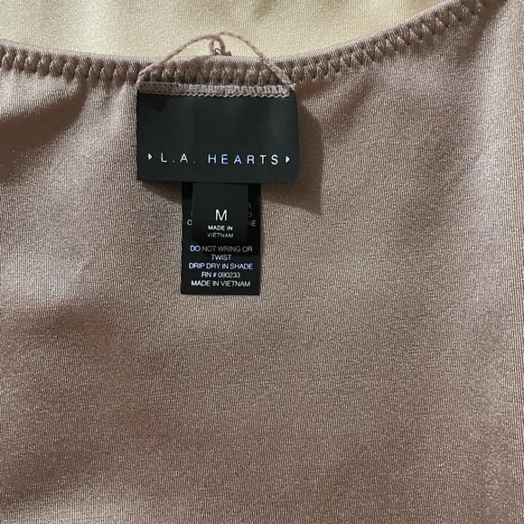 NWOT PacSun LA Hearts Mauve One Piece Swimsuit - Picture 4 of 5